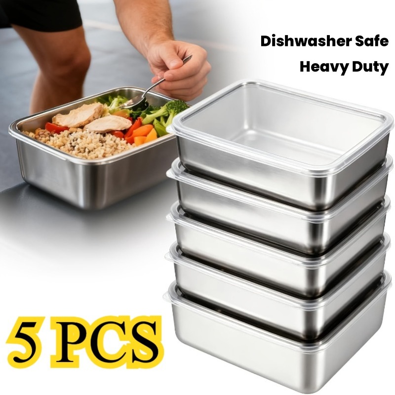 Camping Cooking Organizer - 5-częściowy zestaw pojemników na żywność ze
