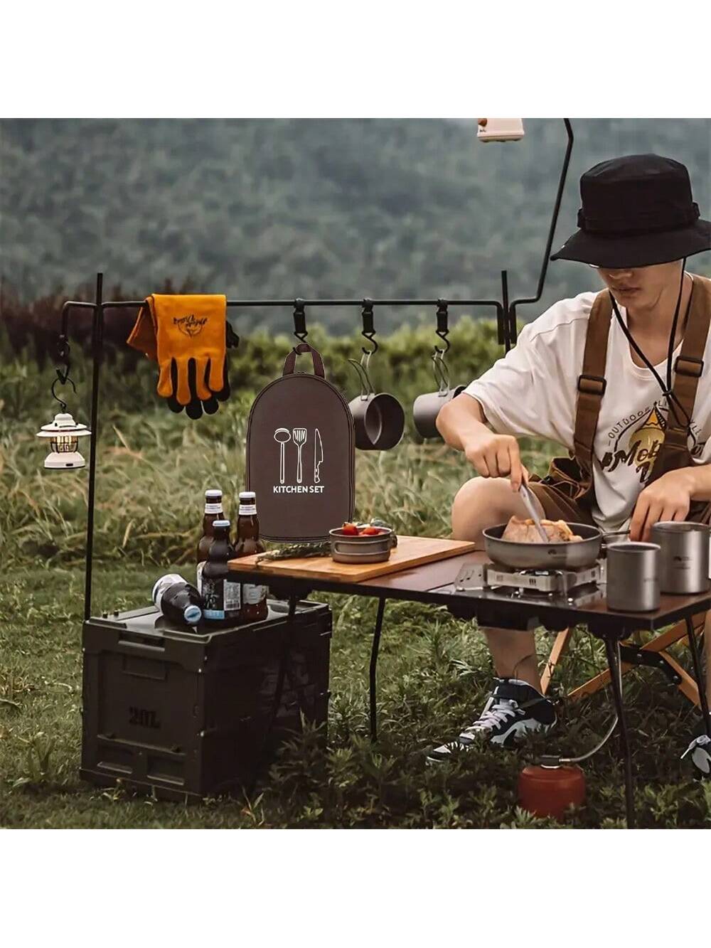 Outdoor Camping Cookware Stora – Camping Cooking Container recenzja i cena
