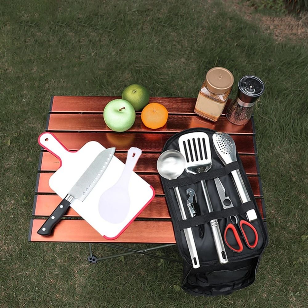 2024 Zestaw przyborów piknikow – Camping Cooking Organizer recenzja i cena
