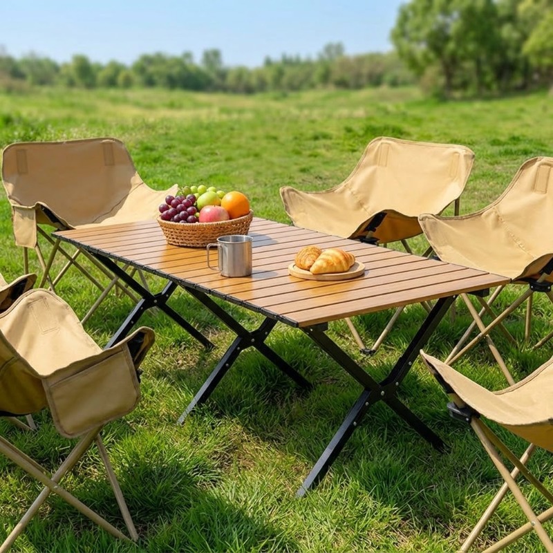 Przenośny, składany stolik do  – Camping Cooking Table recenzja i cena